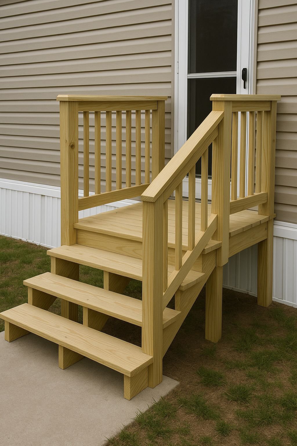 Custom Deck and Stairs Construction